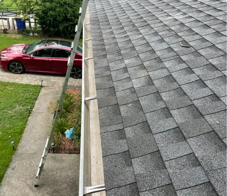 Gutters cleared