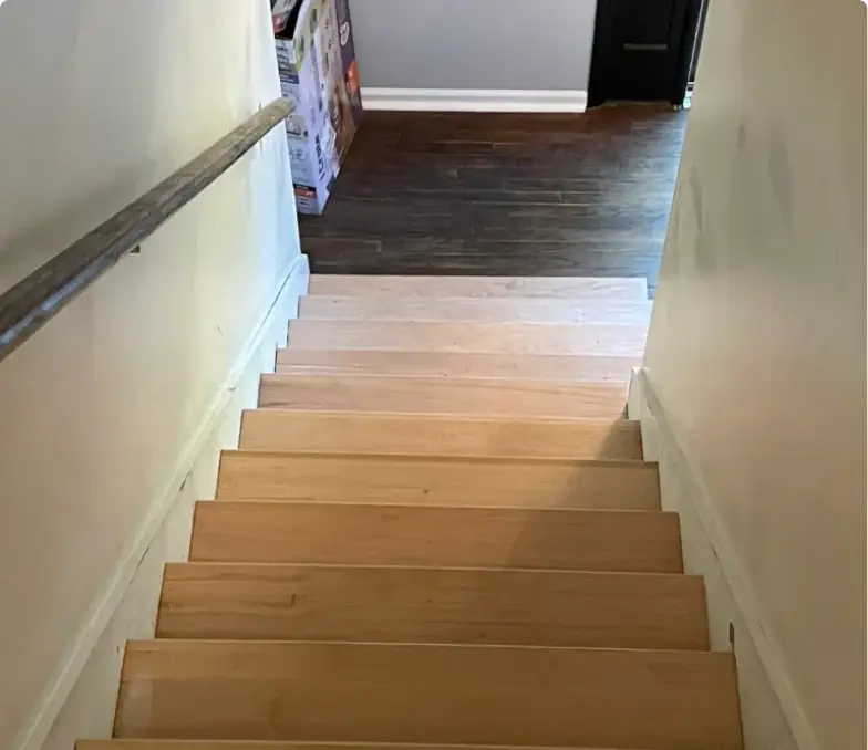 Stair treads, after